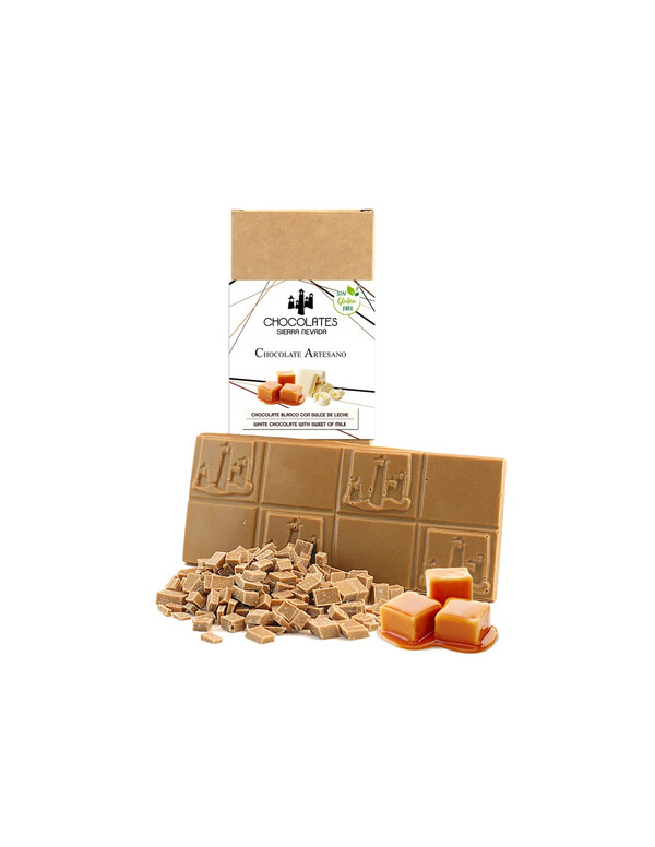 TABLETA CHOCOLATE BLANCO CON DULCE DE LECHE